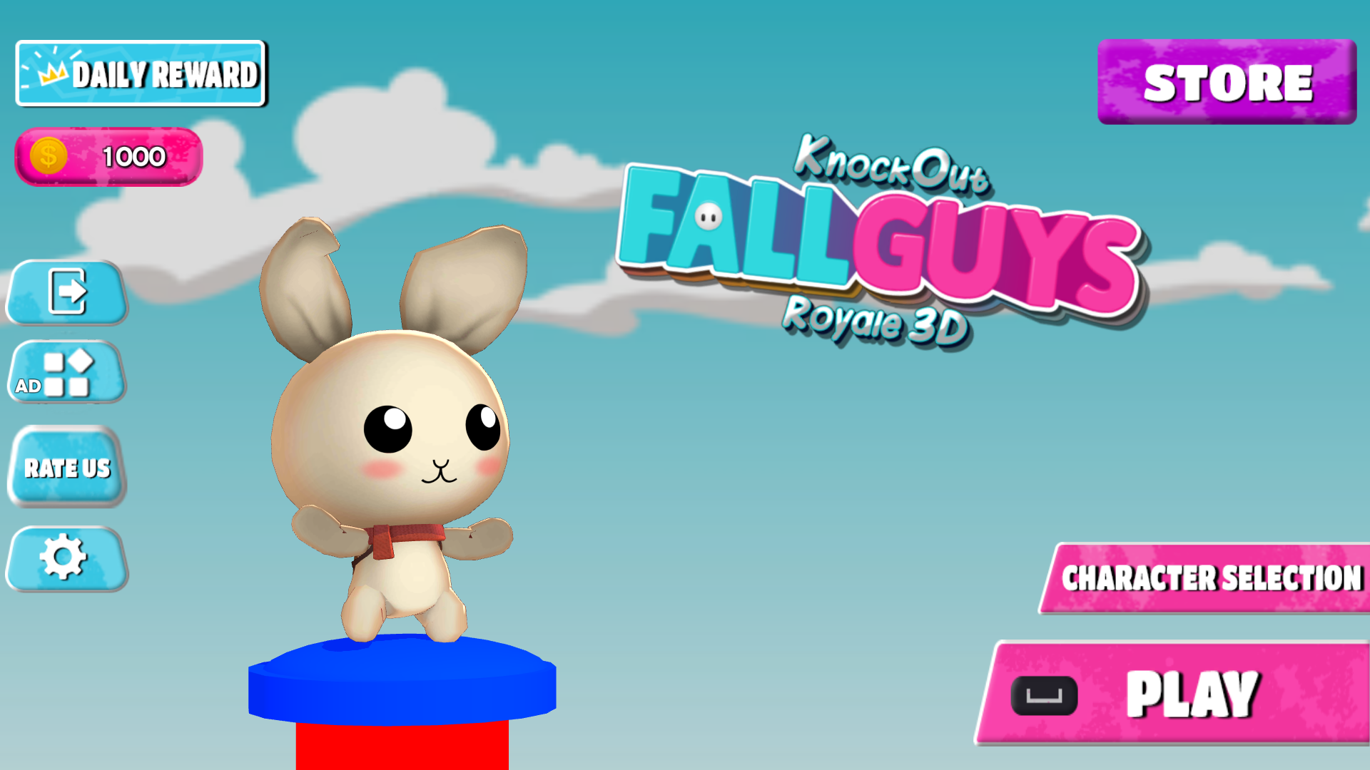 糖豆人终极淘汰赛(Knockout Fall Guys Royale 3D Human Knock Over)游戏手机版免费下载