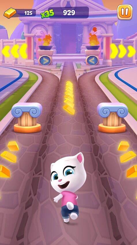 汤姆猫跑酷2无限金币钻石版(Talking Tom Gold Run 2)
