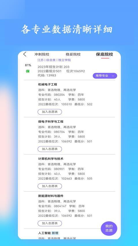 AI高考志愿填报app